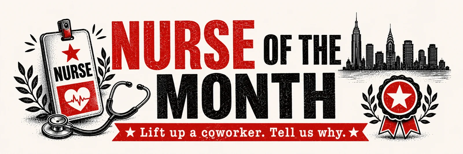 Nurse of the Month banner